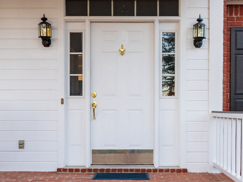 front door of home